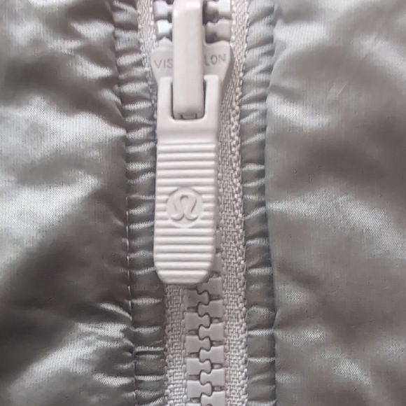 athletic Gray Quilted Bomber Jacket - Picture 4 of 9